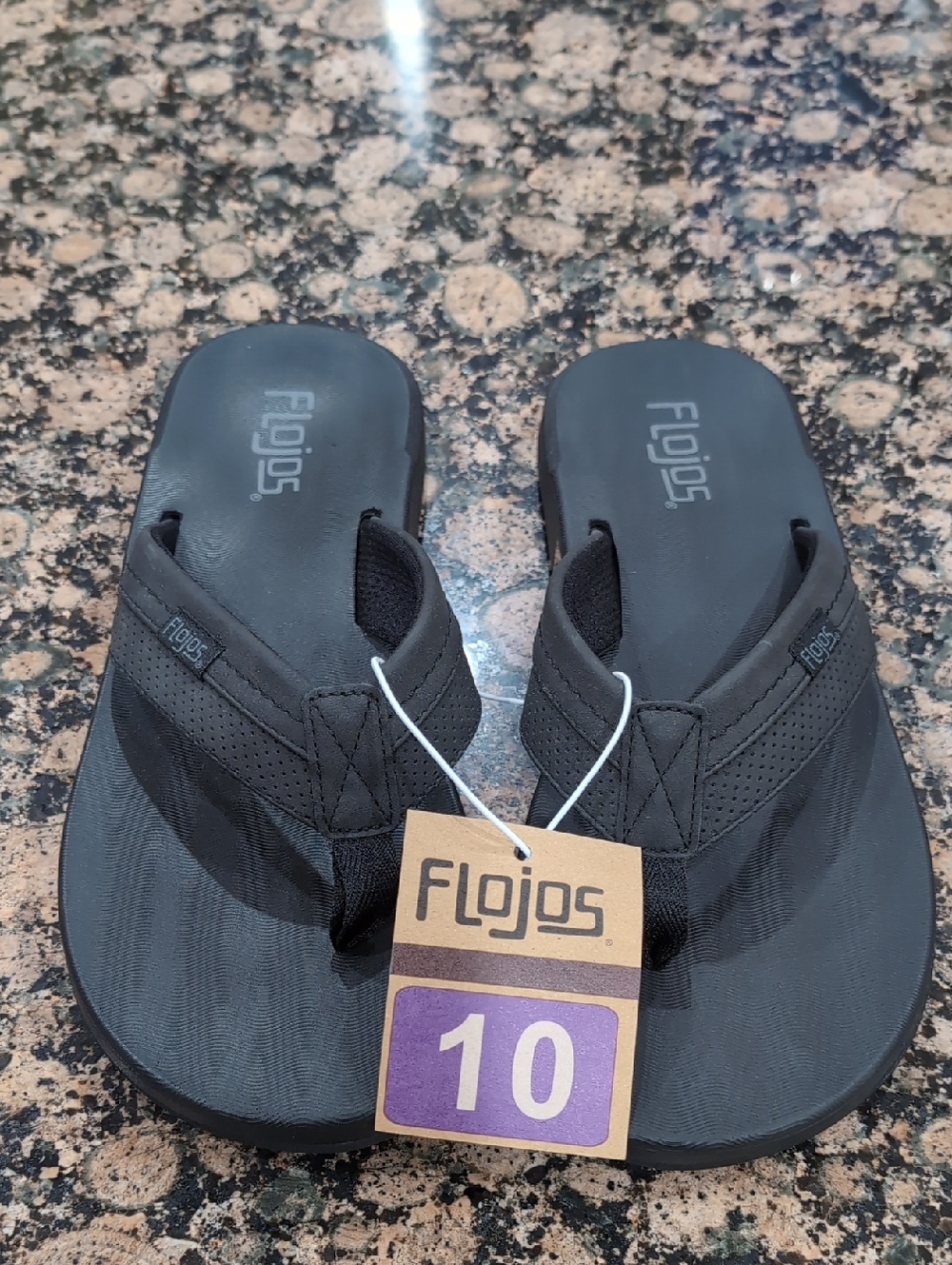 Flojos Black Men’s Flip Flops